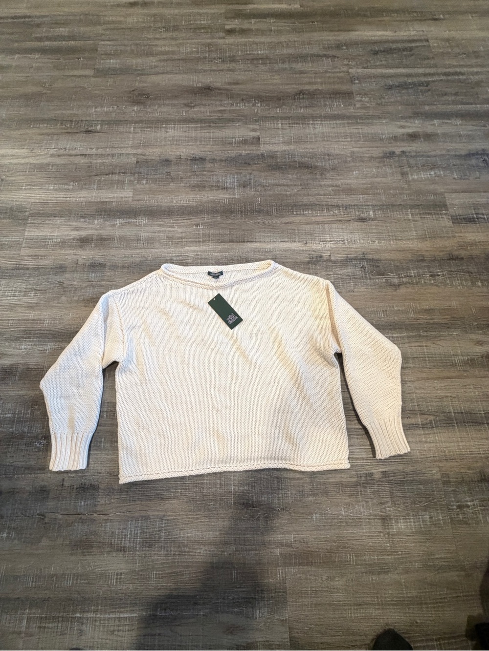 wild fable Ivory Crewneck Knit Sweater